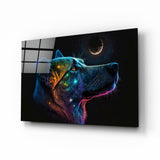 Space Dog Glass Wall Art  || Designer Collection | Insigne Art Design