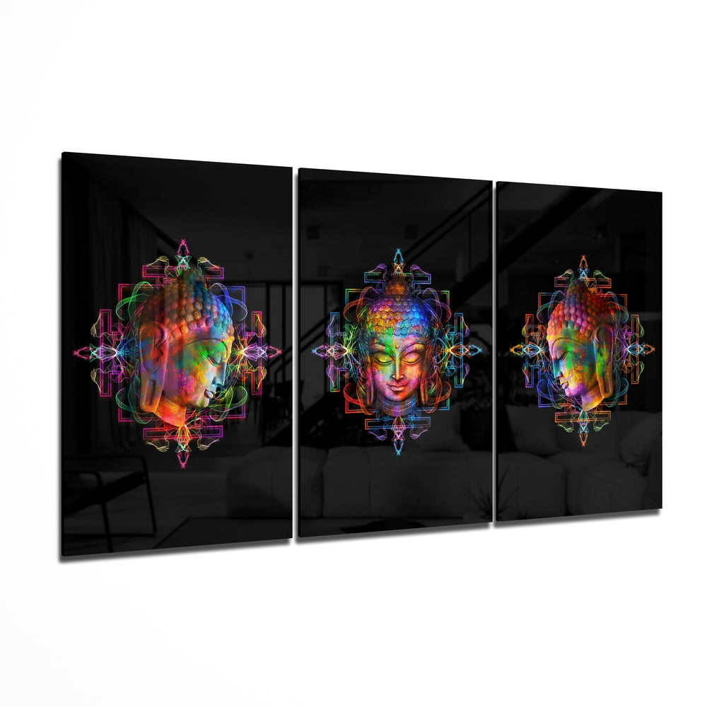 Buddha Mega Glass Wall Art