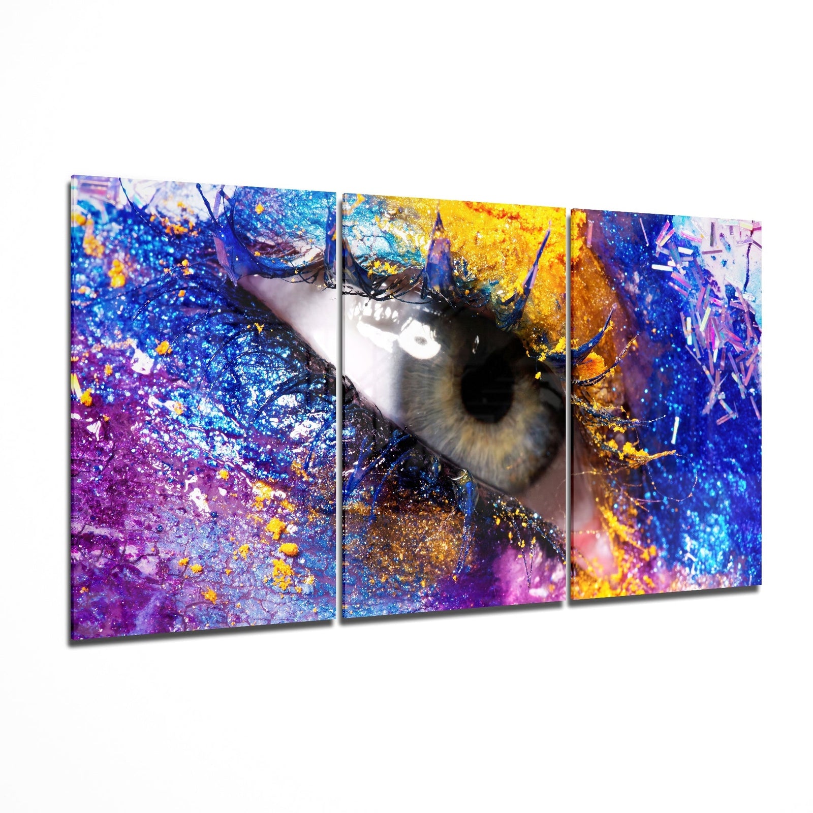 Eyelash Glass Art Mega Glass Wall Art