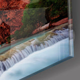 Waterfall Glass Wall Art | insigneart.co.uk