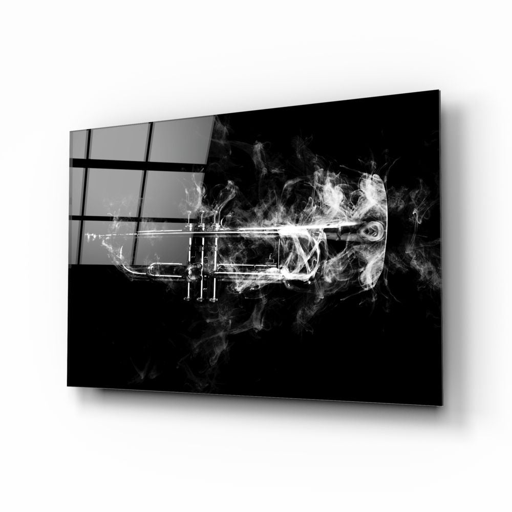 Trumpet Glass Wall Art | insigneart.co.uk