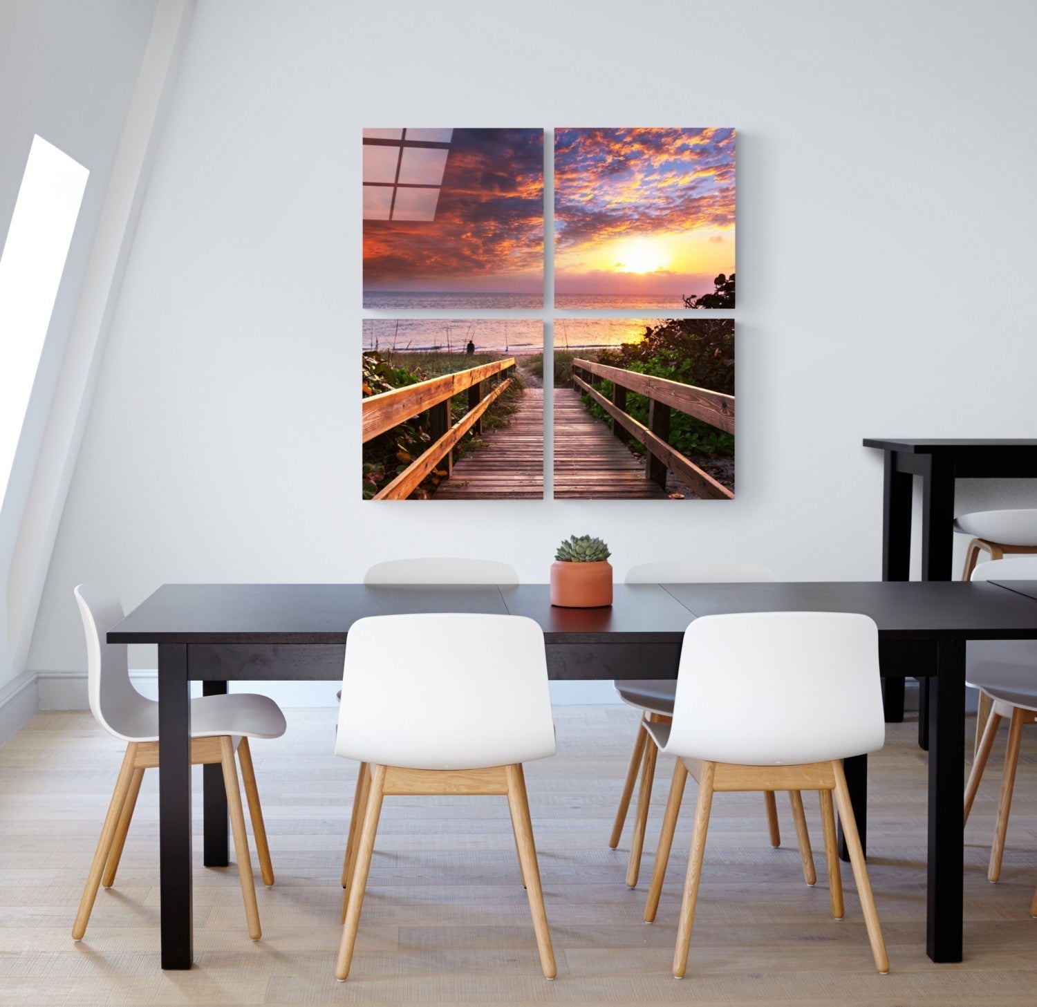 Horizon Line Quadro Glass Wall Art